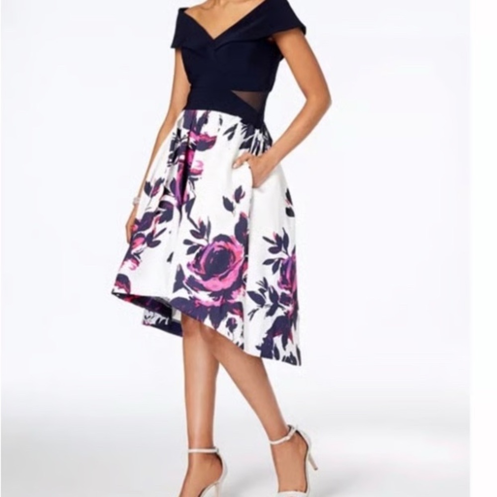 Floral Summer Evening Dress